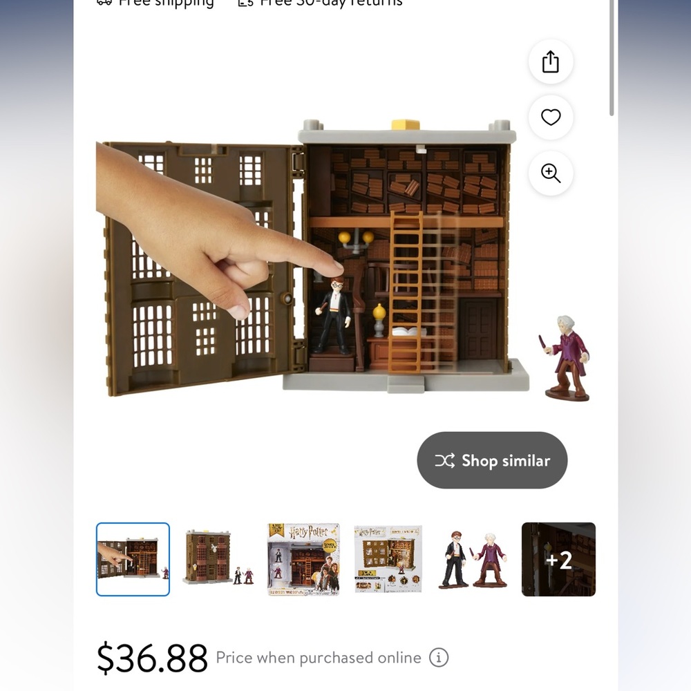 HARRY POTTER Ollivander's Wand Shop Mini Playset,